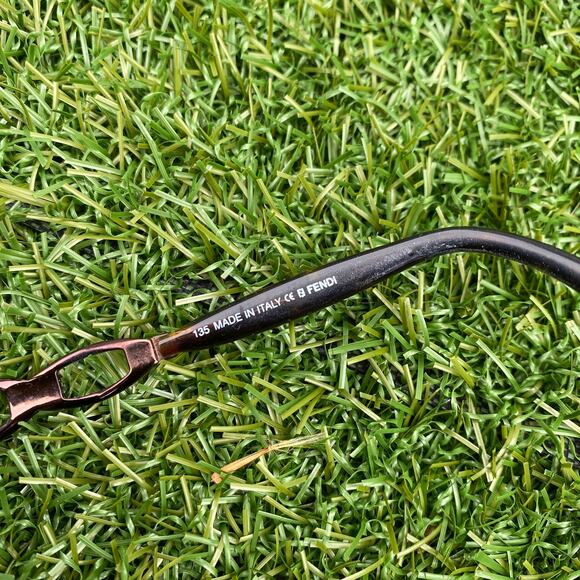 Fendi Women's Vintage 135mm Oval Frame Sunglasses - Picture 4 of 6